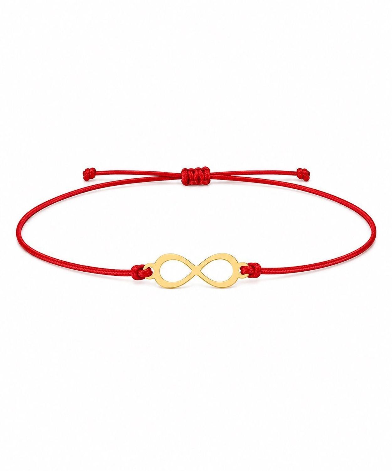 Bransoletka na Czerwonym Sznurku ze Złotą Nieskończonością 333 Au.jpg